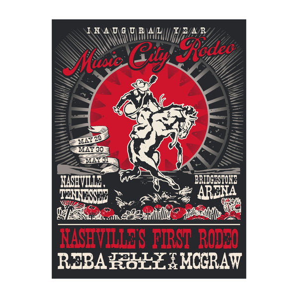 Music City Rodeo Poster