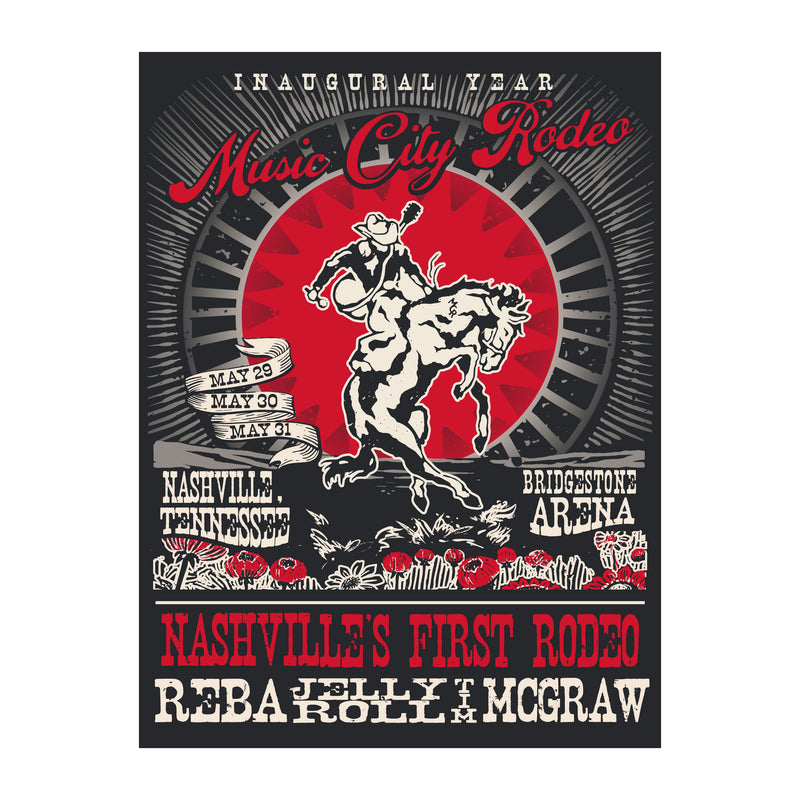 Music City Rodeo Poster