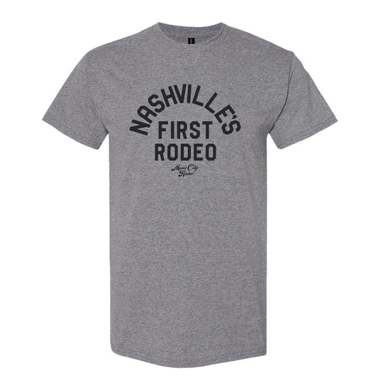 Nashville's First Rodeo Tee Grey