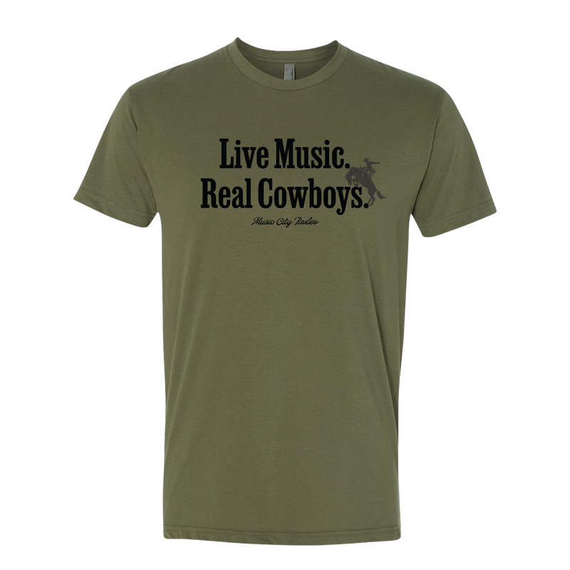 Live Music Real Cowboys Tee